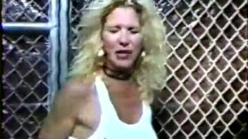 Perverse obsession in vintage bestiality clips featuring a pair of hot moms