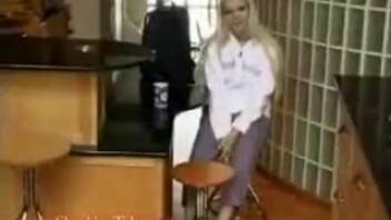 Hot blond shocks with her messy skills sucking on the dog's dick