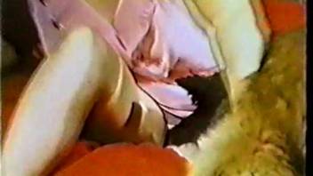 Vintage zoophilia clip with dogs and horses