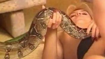 Milfs are using snakes to stimulate their pussies and asses