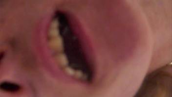 Kinky bestiality video depicting a female attempting to swallow bugs