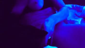 Pounding naked woman in beastiality scenes on live webcam