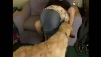 Beast eager to join the human fuck fest