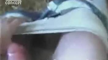Guy's rigid dick is ideal for this heifer's gullet