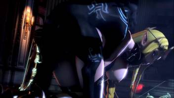 3D beast-themed adult flick featuring a big-boobed elf babe