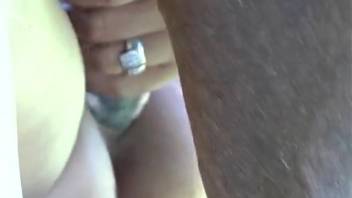 Girl having sex with horse