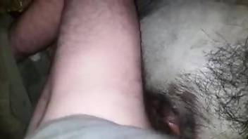 Dude fucking an animal's tight hole with his hard cock