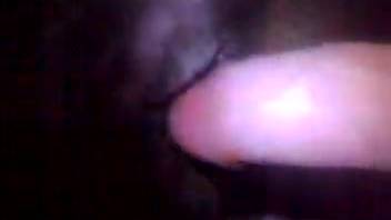 Intimate pounding featuring an alluring creature and a rigid shaft