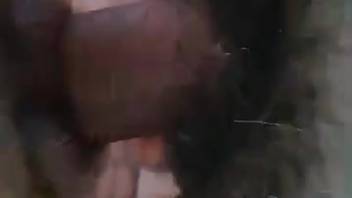 Sexy beast messing around with a totally filthy guy