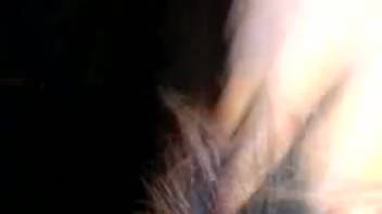 Guy's huge dick is about to wreck a snug opening