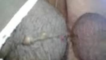 Steamy backdoor cavity is pounded by a lustful butt guy