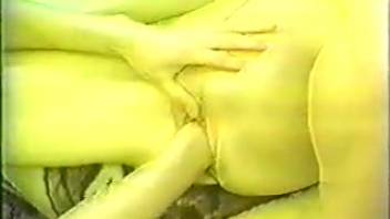 Attractive chick has her cunt slammed in missionary position