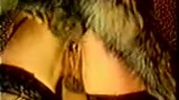 Mature woman in alluring nylons, wild rough intercourse with the canine